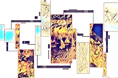 soyut renk tasarımı sanat illüstrasyonu