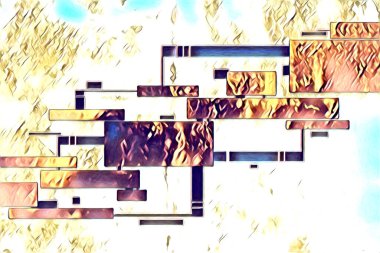 soyut renk tasarımı sanat illüstrasyonu