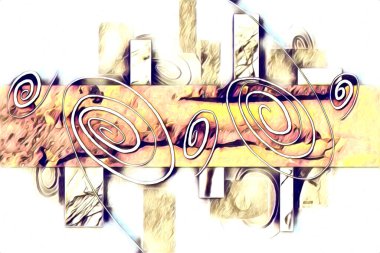 soyut renk tasarımı sanat illüstrasyonu