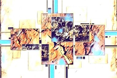 soyut renk tasarımı sanat illüstrasyonu