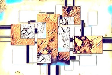 soyut renk tasarımı sanat illüstrasyonu