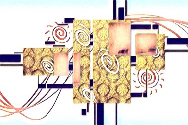 soyut renk tasarımı sanat illüstrasyonu