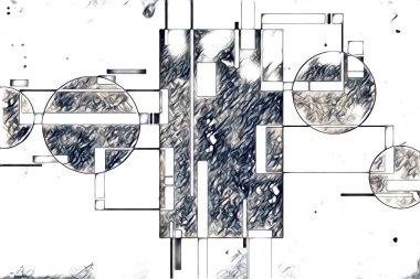 soyut renk tasarımı sanat illüstrasyonu