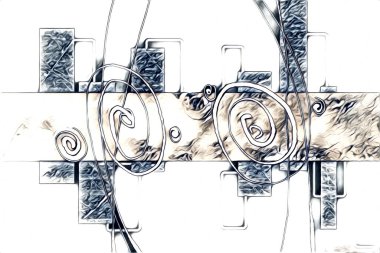 soyut renk tasarımı sanat illüstrasyonu