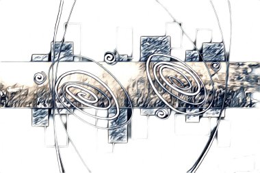 soyut renk tasarımı sanat illüstrasyonu