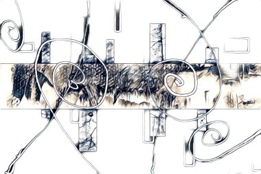 soyut renk tasarımı sanat illüstrasyonu