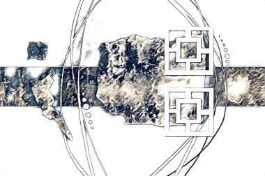 soyut renk tasarımı sanat illüstrasyonu