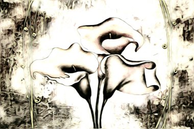 Resim resimli klasik arkaplan