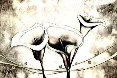 Resim resimli klasik arkaplan