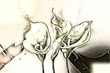 Resim resimli klasik arkaplan