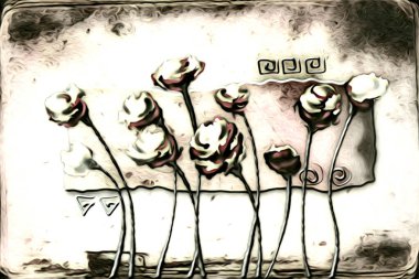 Resim resimli klasik arkaplan