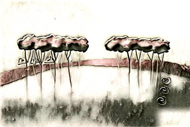 Resim resimli klasik arkaplan