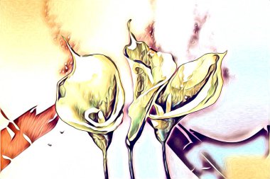 Resim resimli klasik arkaplan