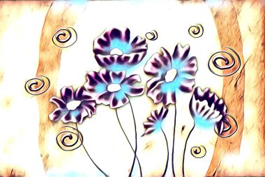 Resim resimli klasik arkaplan