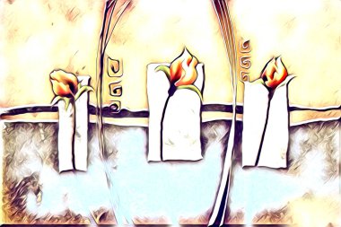 Resim resimli klasik arkaplan