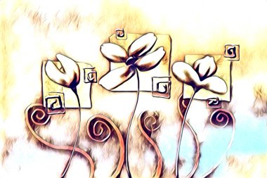 Resim resimli klasik arkaplan