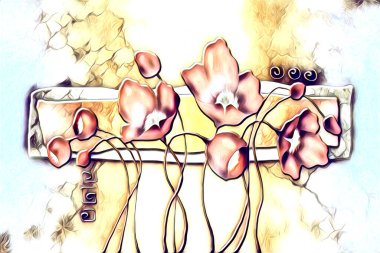 Resim resimli klasik arkaplan