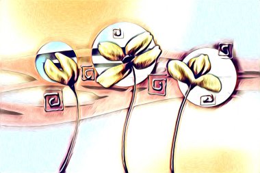 Resim resimli klasik arkaplan