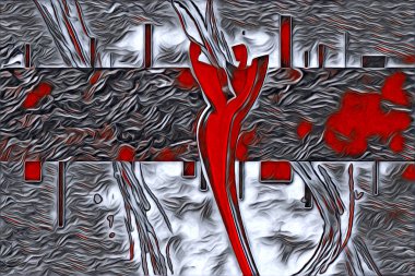 soyut renk tasarımı resim çizimi eskiz retro vintage