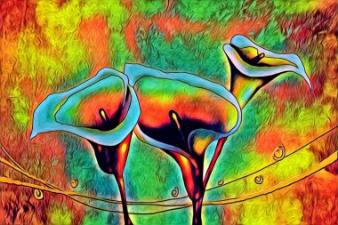 Resim resimli klasik arkaplan