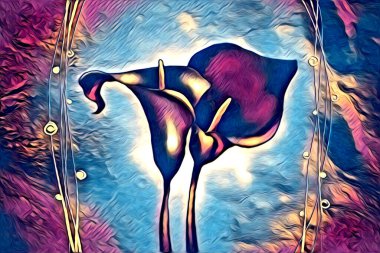 Resim resimli klasik arkaplan