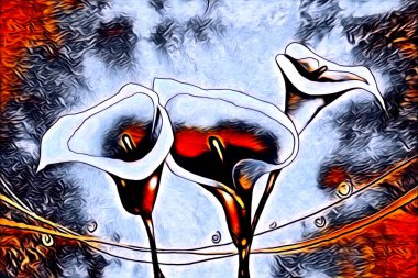 Resim resimli klasik arkaplan