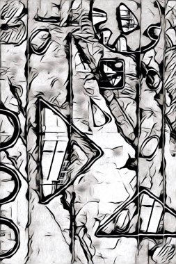 Masal, gerçeküstü gerçeküstü çizim, resim çizimi rüyası.