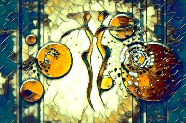 Afrikalı etnik retro vintage çizim çizimi