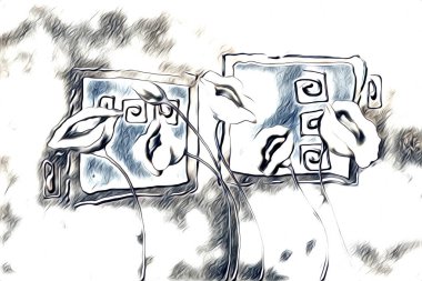 Resim resimli klasik arkaplan