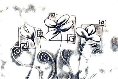 Resim resimli klasik arkaplan