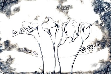 Resim resimli klasik arkaplan