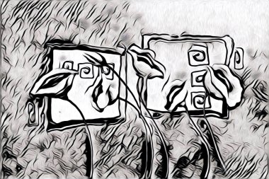 Resim resimli klasik arkaplan