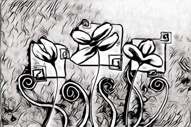 Resim resimli klasik arkaplan