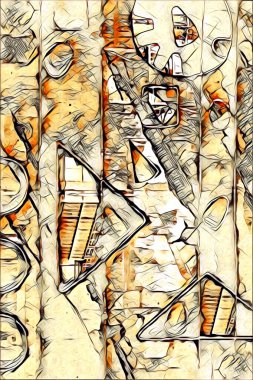 Masal, gerçeküstü gerçeküstü çizim, resim çizimi rüyası.