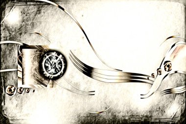 soyut renk tasarımı resim çizimi eskiz retro vintage