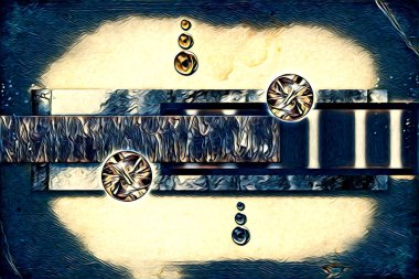 soyut renk tasarımı resim çizimi eskiz retro vintage