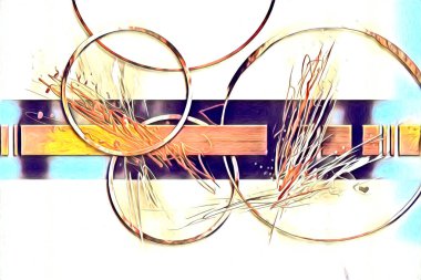 soyut renk tasarımı resim çizimi eskiz retro vintage