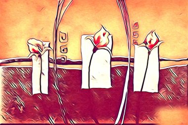 Resim resimli klasik arkaplan