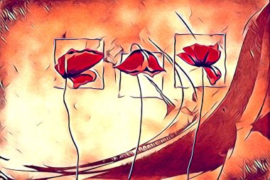 Resim resimli klasik arkaplan