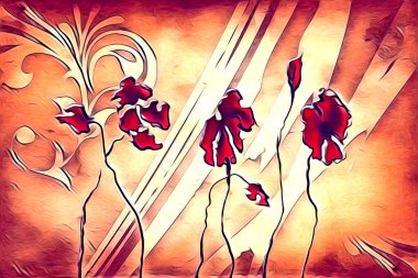 Resim resimli klasik arkaplan