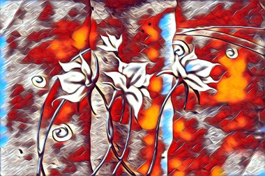 Resim resimli klasik arkaplan