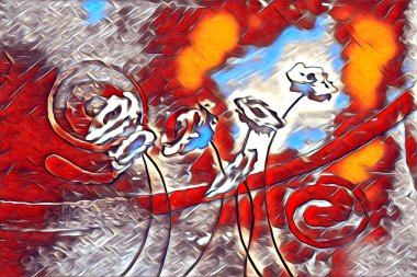 Resim resimli klasik arkaplan