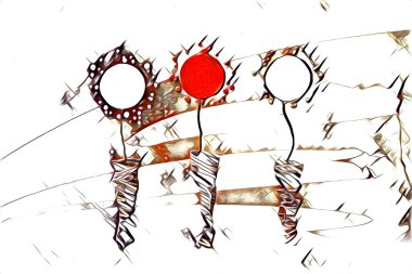 Resim resimli klasik arkaplan