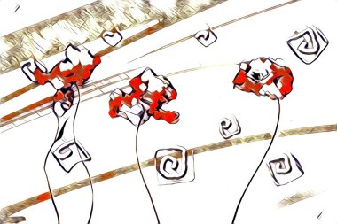 Resim resimli klasik arkaplan