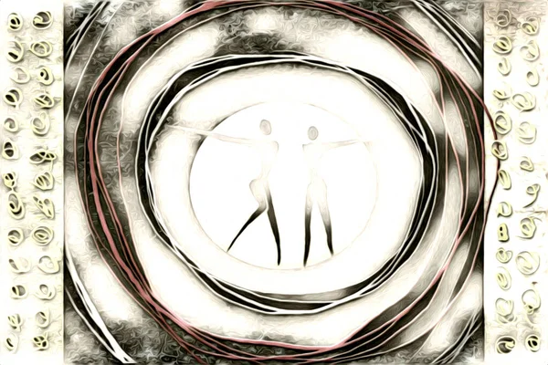 soyut renk tasarımı resim çizimi eskiz retro vintage