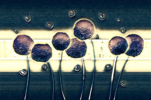 soyut renk tasarımı resim çizimi eskiz retro vintage