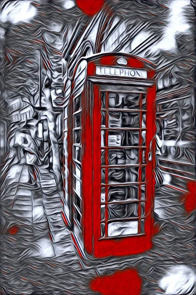 Londra sanat tasarımı çizimi çizimi eğlenceli tasarım antika retro