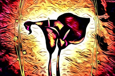 Resim resimli klasik arkaplan