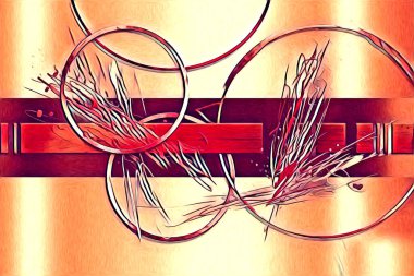 soyut renk tasarımı resim çizimi eskiz retro vintage