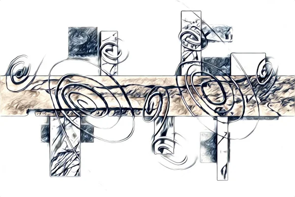 soyut renk tasarımı resim çizimi eskiz retro vintage